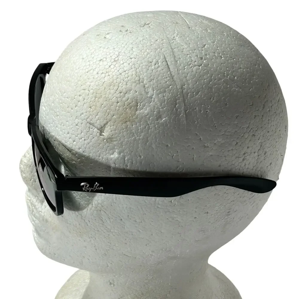 Ray-Ban RB2132 New Wayfarer Classic Sunglasses Black Frame Gold Mirrored Lens